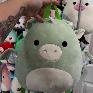 Squishmallow Backpack Drew the dragon
